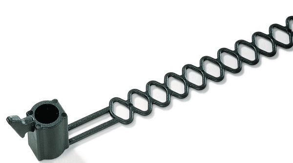 HellermannTyton 150-28140 | Ladder Stud Mount, 4.3" Length, Stud Diameter .2", Max Bundle Diameter 0.91", Pa66, Black, 500/Pkg