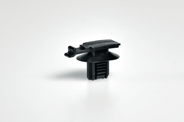 HellermannTyton 151-00180 | Conn. Clip With Oval Fir Tree, 0.6-6.0 Mm Panel Thick, 6.2X12.2 Mm Hole Dia, Pa66Hirhs, Black, 1000/Pkg