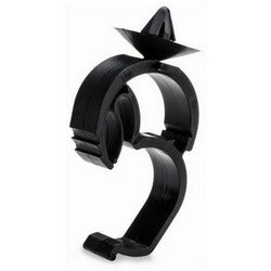 HellermannTyton 151-00367 | Automatic Harness Clips - Non-Connectable Push Mount Max Bun Dia .79" Black 900 /Pkg