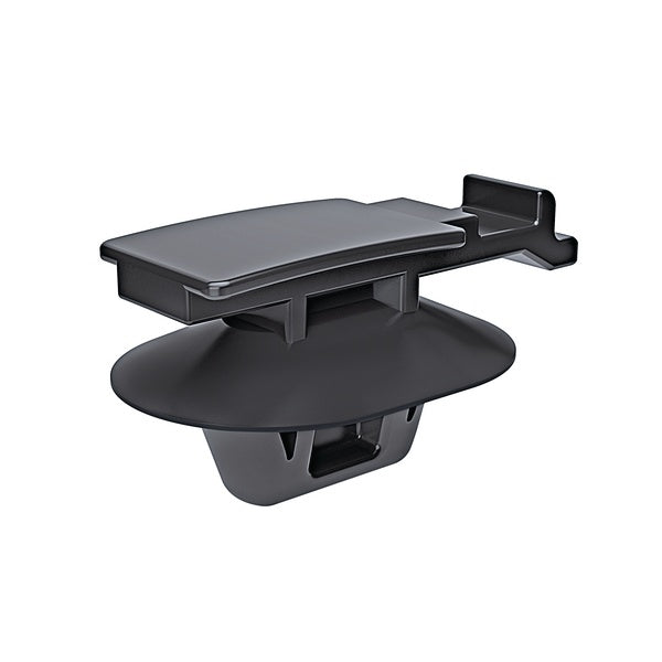 HellermannTyton 151-00513 | Connector Clip w/Oval Arrowhead, 0.6 - 1.0 mm Panel Thickness, 6.2 x 12.2 mm Hole Dia, PA66HIRHS, Black, 500/pkg