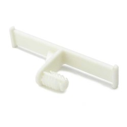 HellermannTyton 151-00650 | Standoff Bundling Clip, 2.2" Length, Panel Thickness 0.03"-0.22", PA66HIRHS, Natural, 2000/Box
