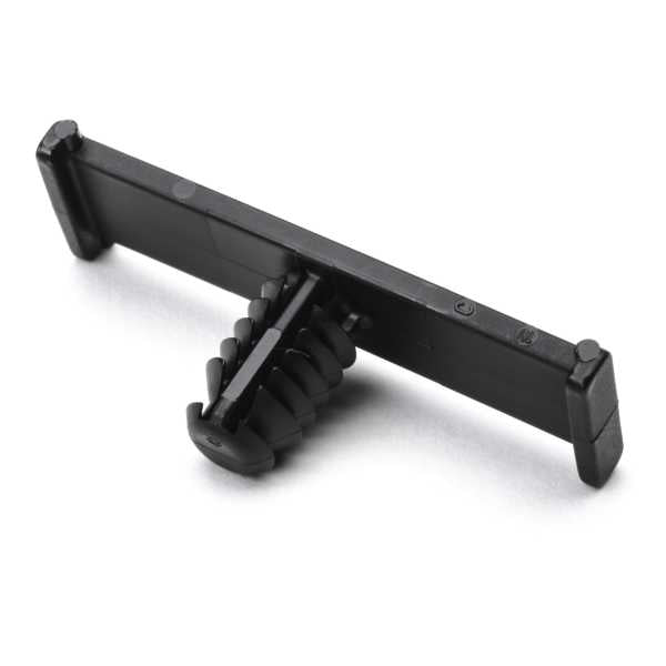 HellermannTyton 151-00663 | Bundling Clip with Fir Tree, 1.5" Length, 0.7-5.7 mm Panel Thickness, PA66HIRHSUV, Black, 10000/Box