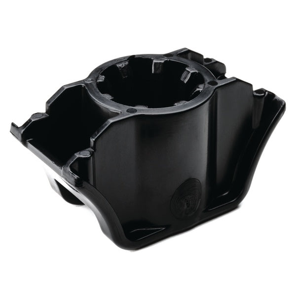 HellermannTyton 151-00973 | H-Mount for 0.375" standard bolts and Huck-Spin bolts, PA66HIRHSUV, Black, 900/pkg