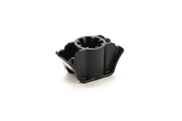 HellermannTyton 151-00975 | H-Mount for 0.5" standard bolts and Huck-Spin bolts, PA66HIRHSUV, Black, 900/pkg