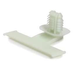 HellermannTyton 151-00992 | Standoff Bundling Clip, 1.98" Long, Panel Thickness 0.02-0.27", PA66HIRHS, Black, 3000/carton