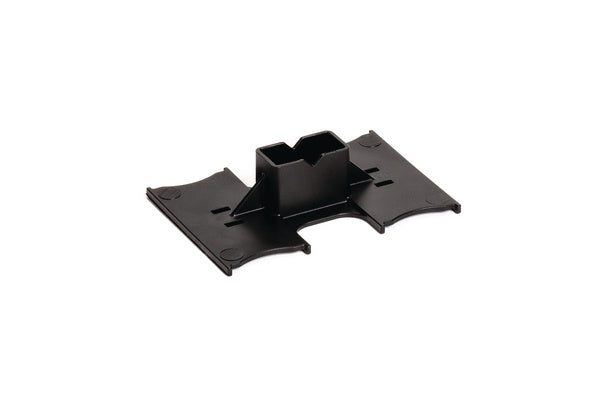 HellermannTyton 151-01119 | Connector Clip with Bracket, 2.80" Long, PA66HIRHS, Black, 1000/box