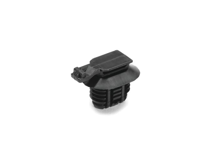 HellermannTyton 151-01144 | Connector Clip, 9.0u17.0mm Hole Dia., PA66HIRHSUV, Black, 5000/carton