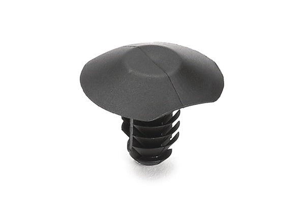 HellermannTyton 151-01317 | Push Pin, Mounting Hole Dia. 6.5mm, PA66HIRHS, Black, 5000/carton