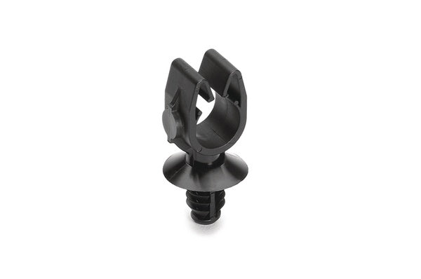 HellermannTyton 151-01749 | MOC Clip, 10 mm, with 6.5mm Fir Tree, PA66HIRHSUV, Black, 1000/ctn