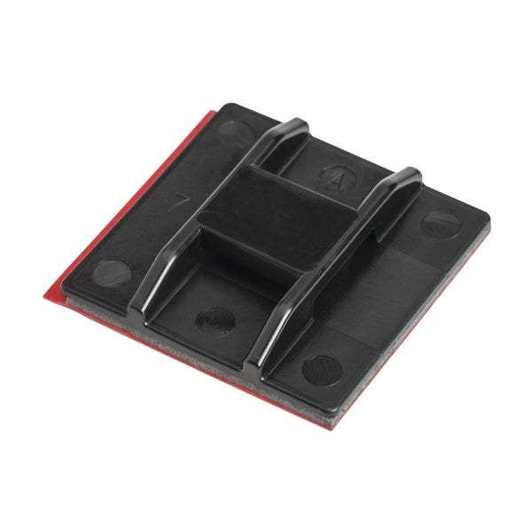 HellermannTyton 151-01857 | High Heat High Bond Acrylic Adh Base, 1.5" X 1.5", Use T18-T150 Or Widestrap Tie, Pa66Hirhsuv, Bk, 100/Pkg