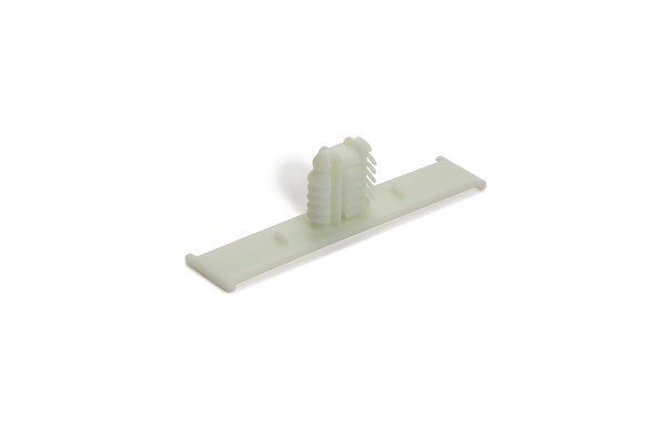 HellermannTyton 151-01883 | Bundling Clip w/Oval Fir Tree, 2.28" Long, 0.02-0.10" Panel Thickness, PA66HIRHS, Natural, 8000/ctn