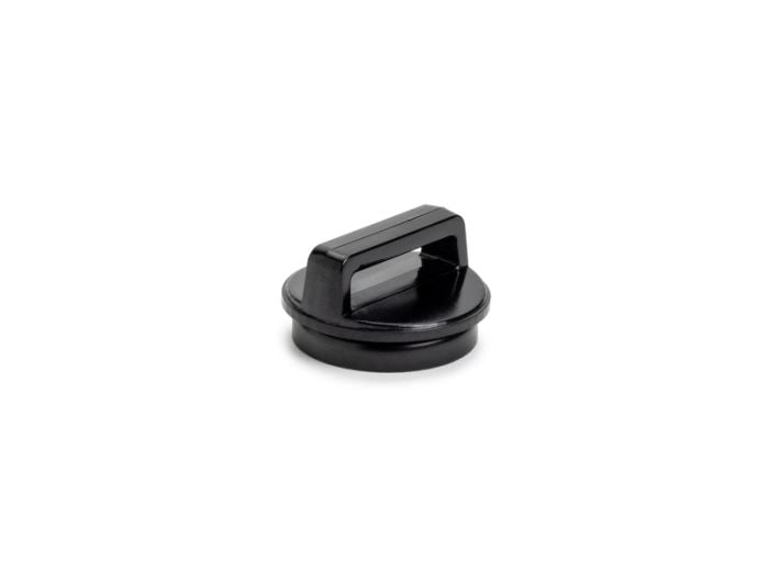 HellermannTyton 151-04017 | Magnetic Cable Tie Mount, Grip Tie, 1.02'Dia, Neodymium Magnet/POM/ST, 15lb Pull Force, Blk, 10/bg