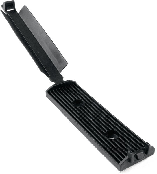 HellermannTyton 151-15500 | Flat Ribbon Cable Clamp, Adhesive, 2.22" Hole Dia, PA66HIR, Black, 100/pkg