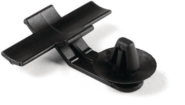 HellermannTyton 155-01600 | Standoff Bundling Clip, 1.6" Long, Fixing Hole Dia .26"-.28",PA66HIRHS Black 500/pkg