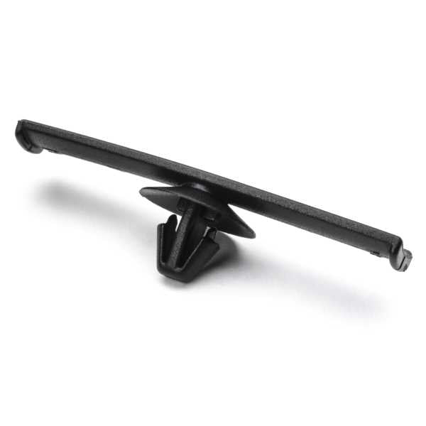HellermannTyton 155-11601 | Bundling Clip with Arrowhead, 2.17" Length, 0.06"-0.12" Panel Thickness, PA66HIRHS, Black, 500/Pack