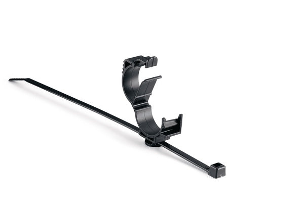 HellermannTyton 156-01292 | Loc Locking Clamp, 15–19 Mm, Unassembled To T50R Tie, Pa66Hirhsuv, Black, 1000/Ctn