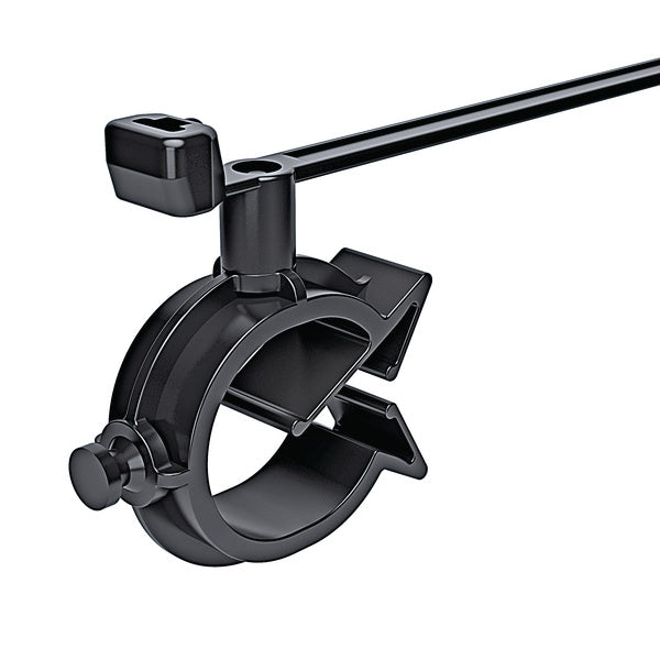 HellermannTyton 156-01339 | 1-Pc Cable Ties With Pipe Clip, 6.0" Long, Attaches To Diameter .59" - .71", Pa66Hs, Black, 500/Pkg