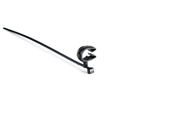 HellermannTyton 156-01778 | Moc Clip, 14 Mm, Assembled To T50Smvc Swivel Tie, Pa66Hirhsuv, Black, 1000/Ctn