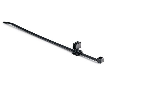 HellermannTyton 156-01811 | MOC Clip, 5 mm, Unassembled to T50R Tie, PA66HIRHSUV, Black, 1000/ctn