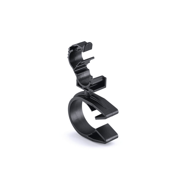 HellermannTyton 156-01849 | LOC Locking Clamp, 5-9 mm, to MOC Clip, 26 mm, PA66HIRHSUV, Black, 1000/ctn