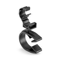 HellermannTyton 156-01849 | LOC Locking Clamp, 5-9 mm, to MOC Clip, 26 mm, PA66HIRHSUV, Black, 1000/ctn