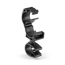 HellermannTyton 156-01861 | LOC Locking Clamp, 10-14 mm, to MOC Clip, 10 mm, PA66HIRHSUV, Black, 1000/ctn