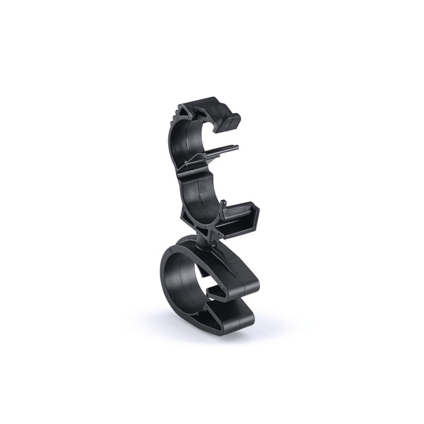 HellermannTyton 156-01869 | LOC Locking Clamp, 10-14 mm, to MOC Clip, 19 mm, PA66HIRHSUV, Black, 1000/ctn