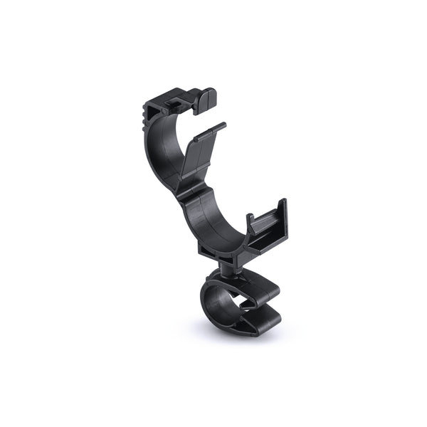 HellermannTyton 156-01887 | LOC Locking Clamp, 15-19 mm, to MOC Clip, 12 mm, PA66HIRHSUV, Black, 1000/ctn