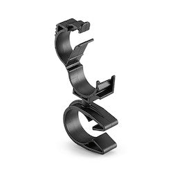 HellermannTyton 156-01895 | LOC Locking Clamp, 15-19 mm, to MOC Clip, 22 mm, PA66HIRHSUV, Black, 1000/ctn