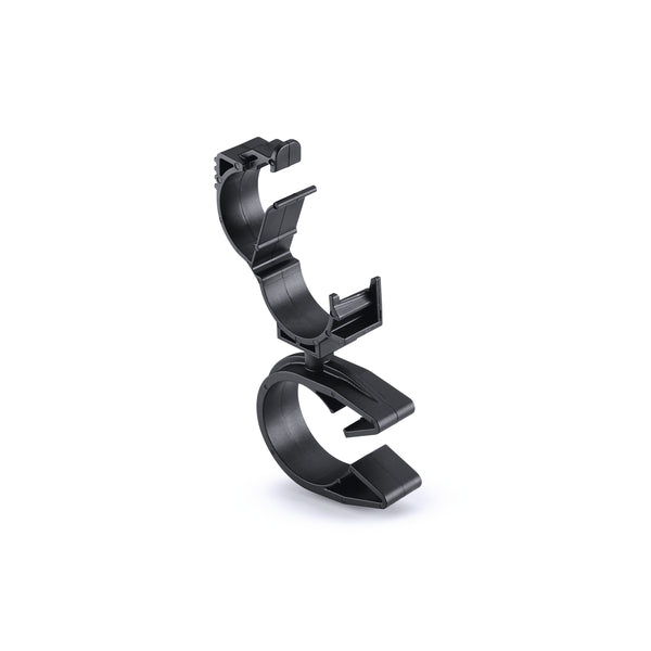 HellermannTyton 156-01897 | LOC Locking Clamp, 15-19 mm, to MOC Clip, 26 mm, PA66HIRHSUV, Black, 1000/ctn