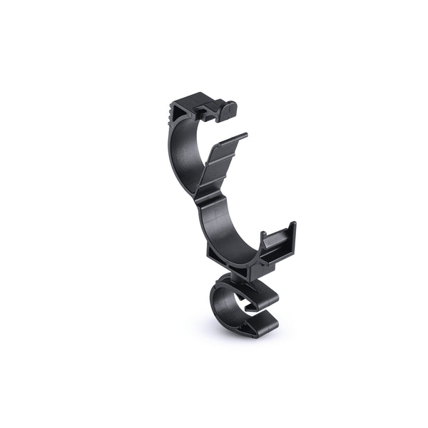 HellermannTyton 156-01914 | LOC Locking Clamp, 20-25 mm, to MOC Clip, 14 mm, PA66HIRHSUV, Black, 1000/ctn