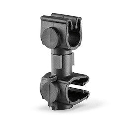 HellermannTyton 156-01925 | MOC Clip to MOC Clip Perpendicular, 5 mm, 6 mm Perpendicular, PA66HIRHSUV, Black, 1000/ctn