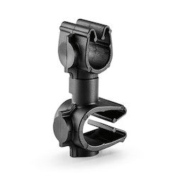 HellermannTyton 156-01952 | MOC Clip to MOC Clip Perpendicular, 6 mm, 9 mm Perpendicular, PA66HIRHSUV, Black, 1000/ctn