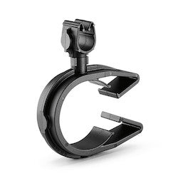 HellermannTyton 156-02201 | MOC Clip to MOC Clip Perpendicular, 26 mm, 7 mm Perpendicular, PA66HIRHSUV, Black, 1000/ctn