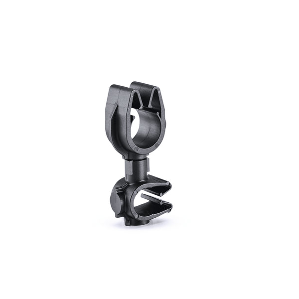 HellermannTyton 156-02011 | MOC Clip to MOC Clip Perpendicular, 8 mm, 9 mm Perpendicular, PA66HIRHSUV, Black, 1000/ctn