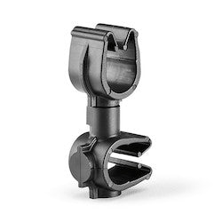 HellermannTyton 156-02035 | MOC Clip to MOC Clip Perpendicular, 9 mm, 9 mm Perpendicular, PA66HIRHSUV, Black, 1000/ctn