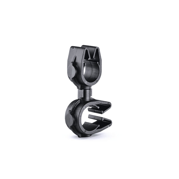 HellermannTyton 156-02084 | MOC Clip to MOC Clip Perpendicular, 12 mm, 10 mm Perpendicular, PA66HIRHSUV, Black, 1000/ctn