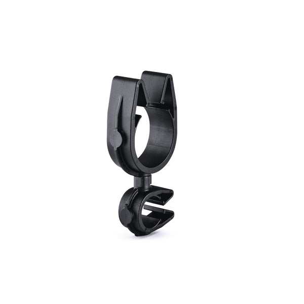 HellermannTyton 156-02090 | MOC Clip to MOC Clip Perpendicular, 12 mm, 26 mm Perpendicular, PA66HIRHSUV, Black, 1000/ctn