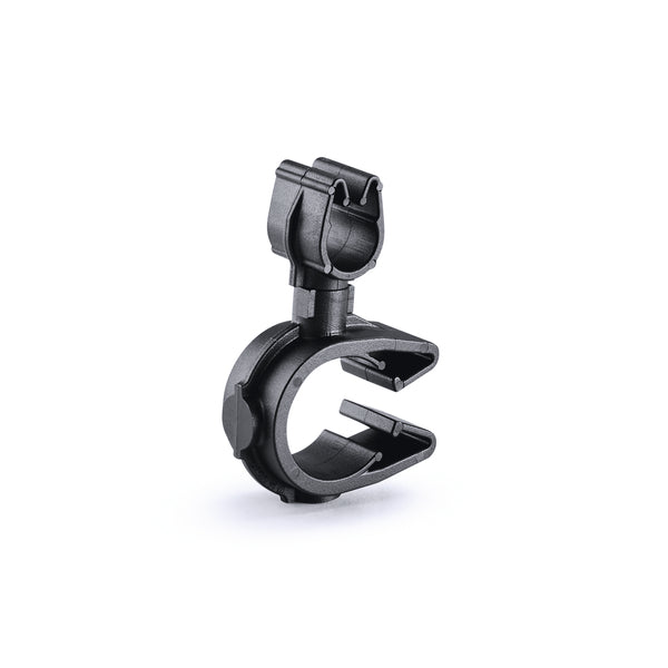 HellermannTyton 156-02105 | MOC Clip to MOC Clip Perpendicular, 14 mm, 7 mm Perpendicular, PA66HIRHSUV, Black, 1000/ctn