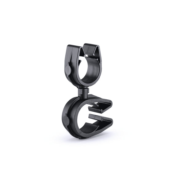 HellermannTyton 156-02137 | MOC Clip to MOC Clip Perpendicular, 16 mm, 22 mm Perpendicular, PA66HIRHSUV, Black, 1000/ctn