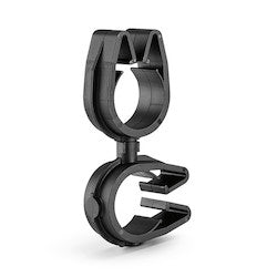 HellermannTyton 156-02160 | MOC Clip to MOC Clip Perpendicular, 19 mm, 19 mm Perpendicular, PA66HIRHSUV, Black, 1000/ctn