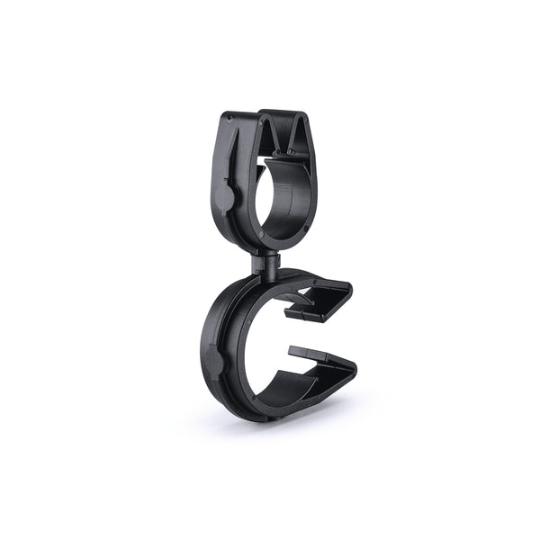 HellermannTyton 156-02208 | MOC Clip to MOC Clip Perpendicular, 26 mm, 19 mm Perpendicular, PA66HIRHSUV, Black, 1000/ctn