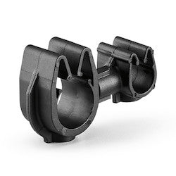 HellermannTyton 156-02285 | MOC Clip to MOC Clip, 5 mm, 10 mm, PA66HIRHSUV, Black, 1000/ctn