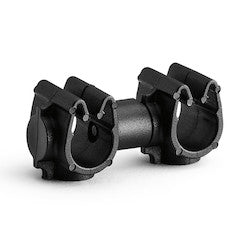 HellermannTyton 156-02293 | MOC Clip to MOC Clip, 6 mm, 6 mm, PA66HIRHSUV, Black, 1000/ctn