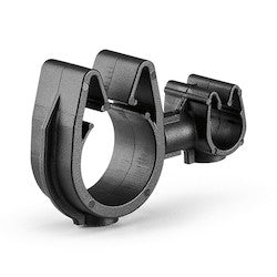 HellermannTyton 156-02310 | MOC Clip to MOC Clip, 7 mm, 14 mm, PA66HIRHSUV, Black, 1000/ctn