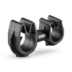 HellermannTyton 156-02318 | MOC Clip to MOC Clip, 8 mm, 10 mm, PA66HIRHSUV, Black, 1000/ctn