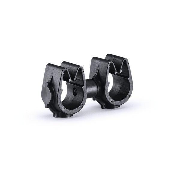 HellermannTyton 156-02325 | MOC Clip to MOC Clip, 9 mm, 9 mm, PA66HIRHSUV, Black, 2000/ctn