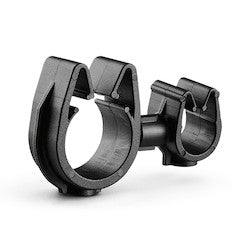 HellermannTyton 156-02328 | MOC Clip to MOC Clip, 9 mm, 14 mm, PA66HIRHSUV, Black, 1000/ctn