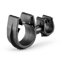 HellermannTyton 156-02329 | MOC Clip to MOC Clip, 9 mm, 16 mm, PA66HIRHSUV, Black, 1000/ctn