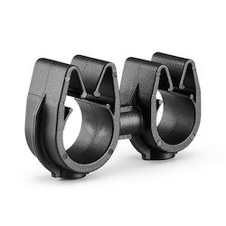 HellermannTyton 156-02335 | MOC Clip to MOC Clip, 10 mm, 12 mm, PA66HIRHSUV, Black, 1000/ctn